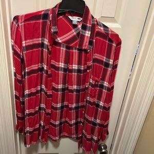 Old navy plaid button down size xxl